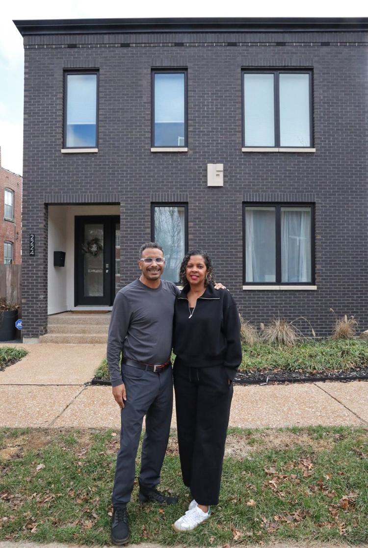 Modern brick residence in McKinley Heights, St. Louis, designed by Kaelo Architecture